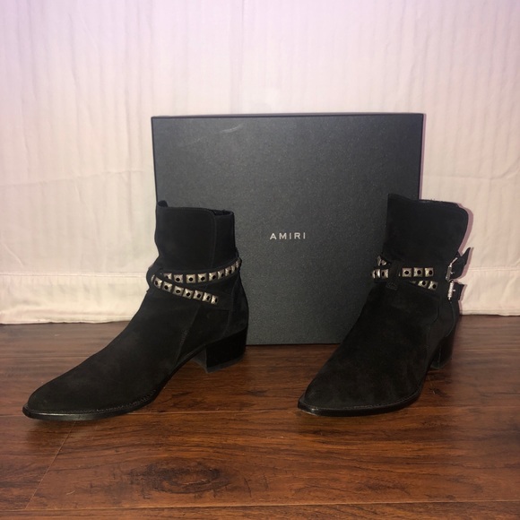 AMIRI Men's Jodhpur Conch Suede Boots